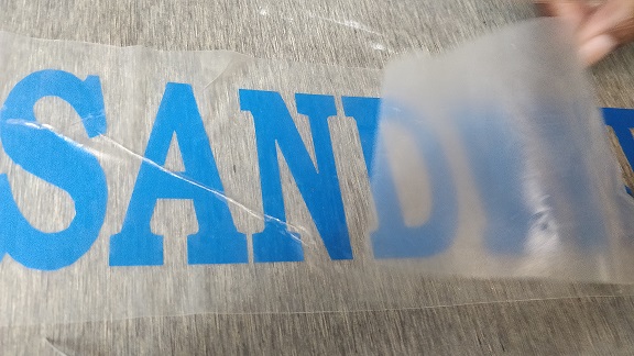 pasting on final surface